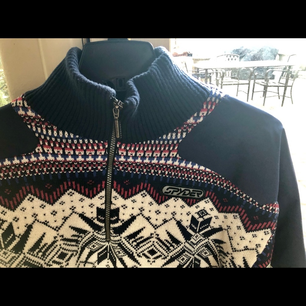 SPYDER Ski Sweater. Like new size large